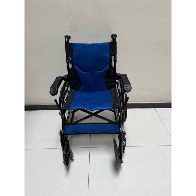 Kursi Roda Sellaco 868 Black Steel Sella Semi Travel Travelling Wheel Chair Kursi Dorong