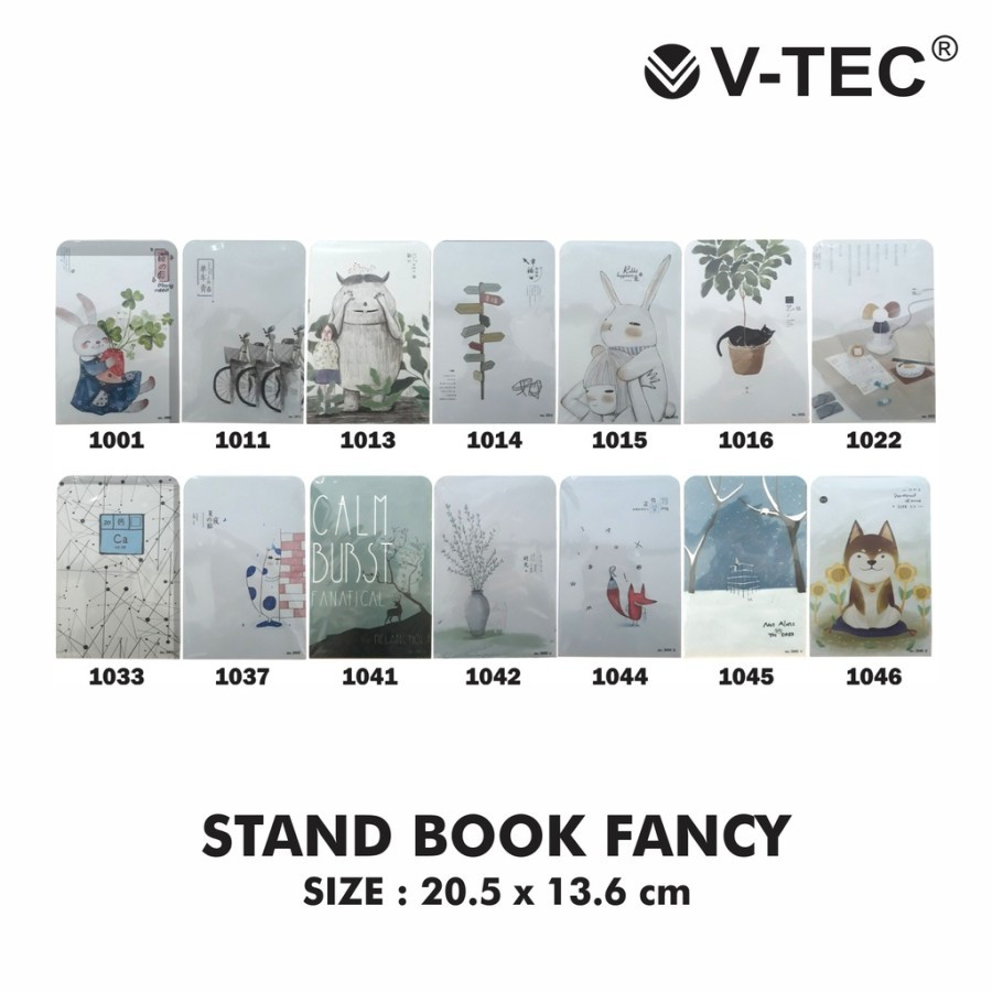 

Stand Book Square Fancy Uk. 13,6 X 20,5 CM