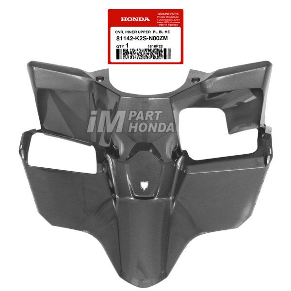 81142-K2S-N00ZM Cover Inner Upper Laci Kontak Vario 160 Hitam Abu Abu