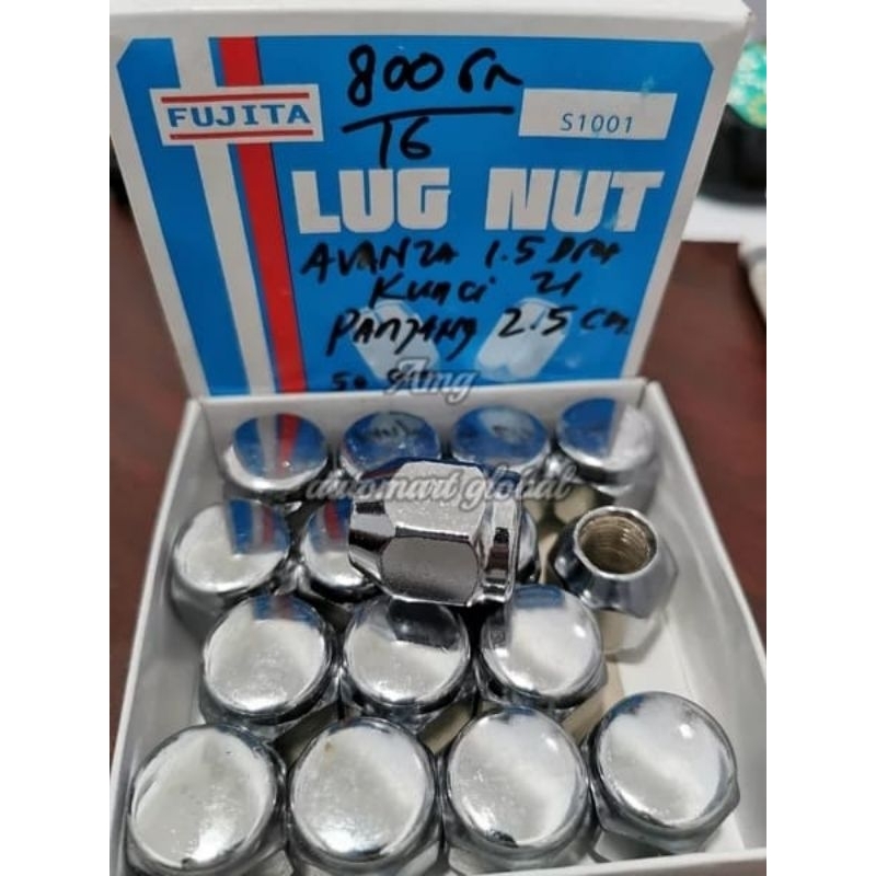 Lug nut mur roda racing Avanza Xenia 1.5 kunci 21 2.5cm