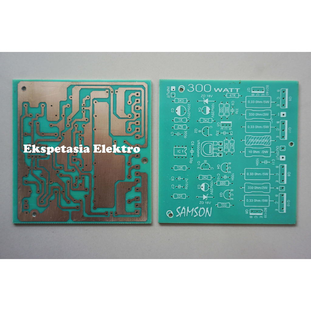 PCB Raksasa Power Amplifier 300 Watt SAMSON Fiber