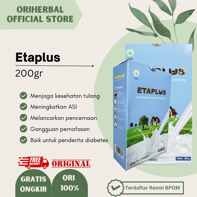 

ETAPLUS SUSU KAMBING ETAWA BUBUK ORIGINAL 100%