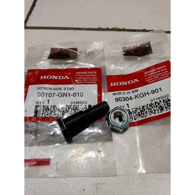 Baut standar samping crf150 original part 90107GN1010