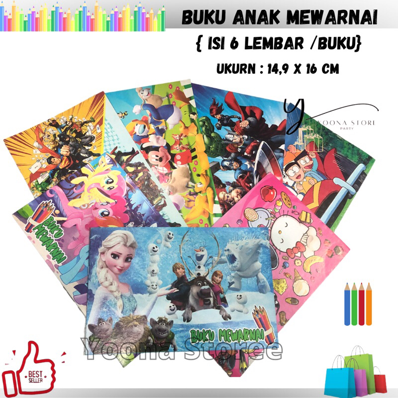 

Buku Mewarnai Anak / Buku Belajar Mewarnai
