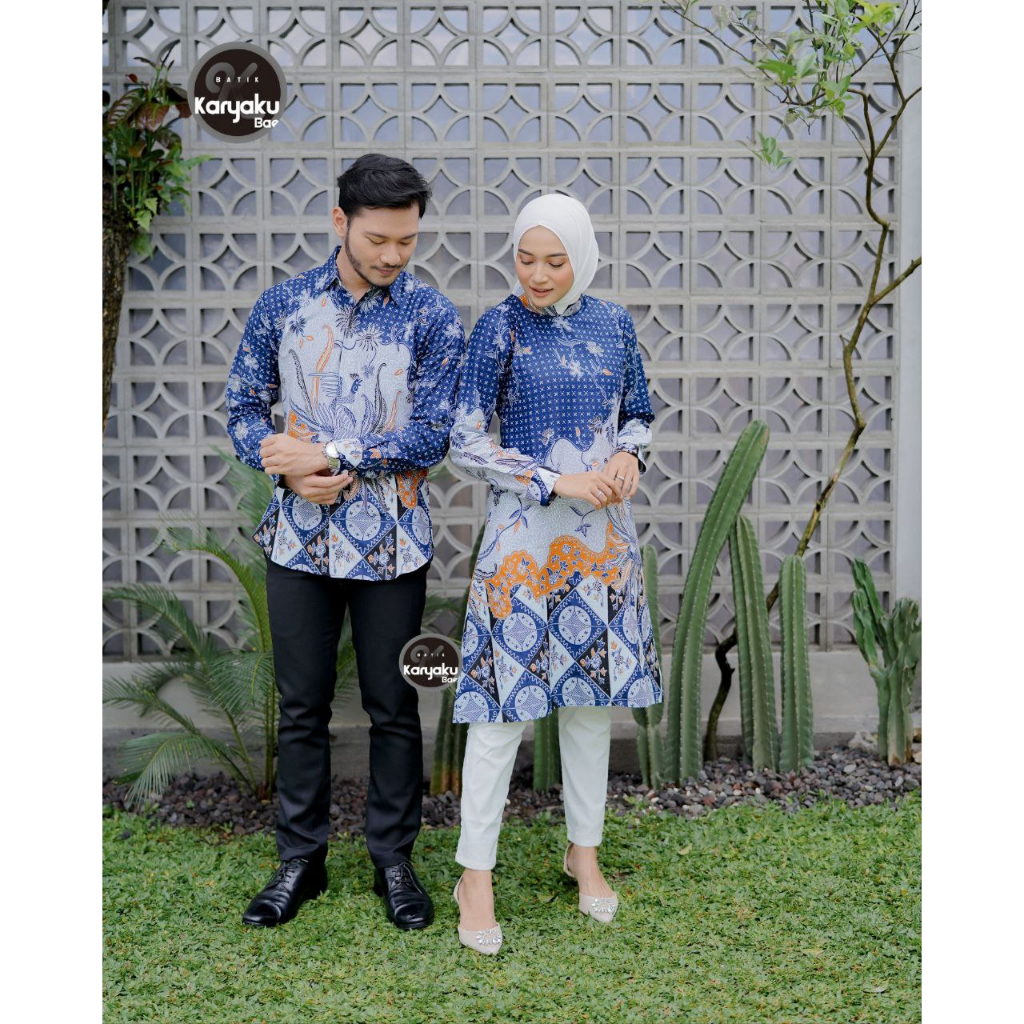 Baju Batik Wanita Modern Atasan Tunik Batik Kerja Kantor Wanita Seragam Batik M L XL XXL