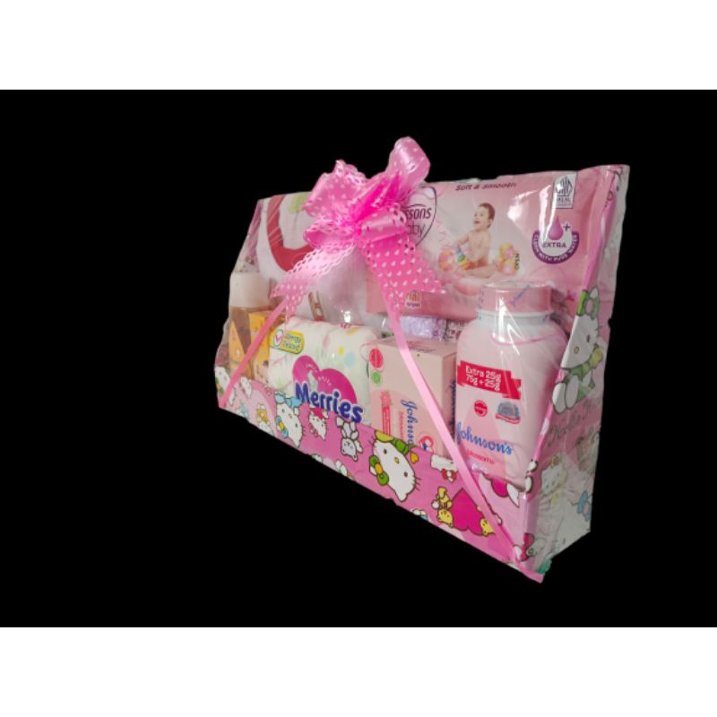 parcel kado bayi laki laki perempuan murah dan lengkap set box  baby