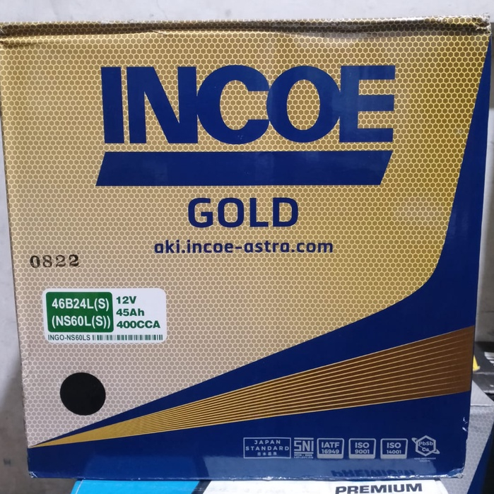 INCOE NS60LS aki basah mobil kijang super yaris odyssey crv avega civic altis accord