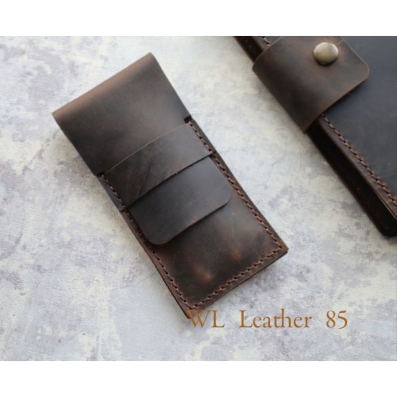 

Pen Holder kulit asli handmade