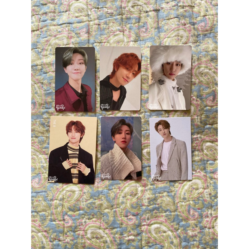 SEVENTEEN THE8 PHOTOCARD PC memory book, SG 21, Tc lawson japan, carat ver attaca