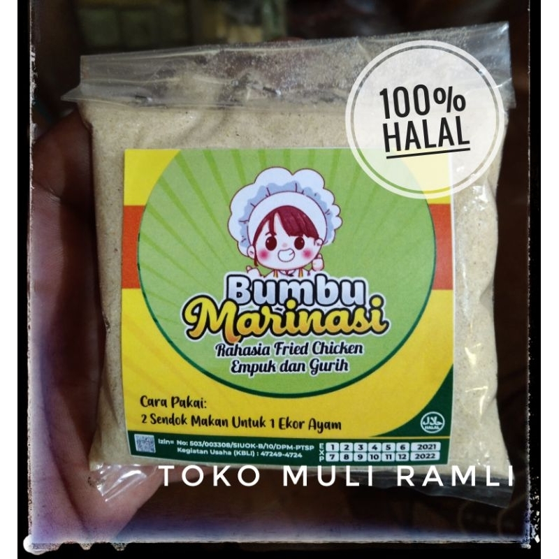 

Tepung bumbu marinasi ayam rasa original fried chicken @100gr