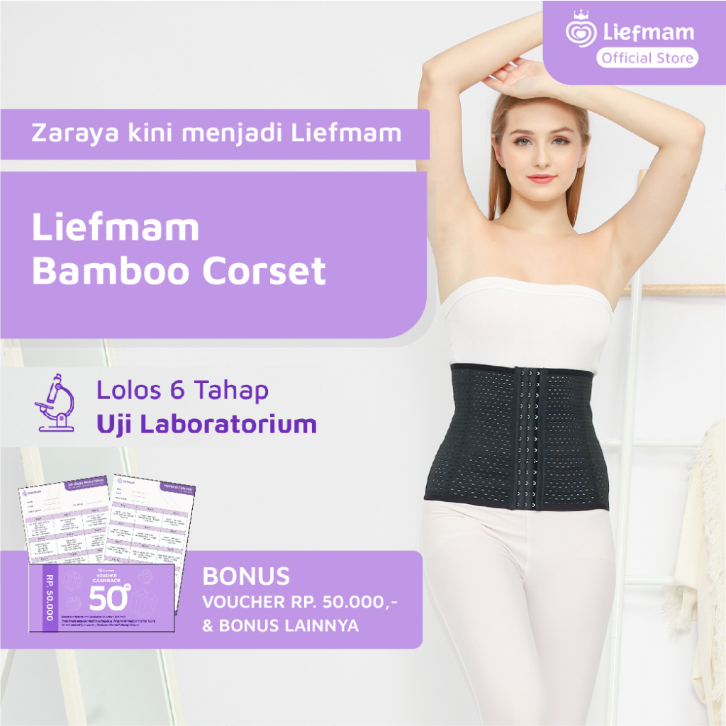 Belly Shaper Corset Liefmam (Zaraya) - Korset Peramping / Korset Pelangsing Anti Gerah