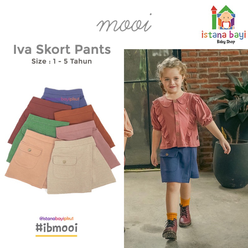 Mooi Iva Skort Pants / Rok Anak Perempuan 1-5 Tahun