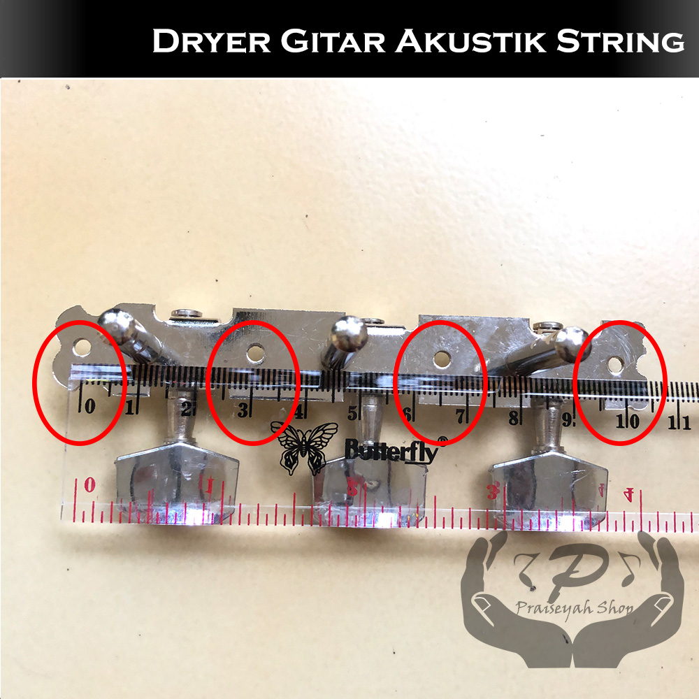 Dryer Putaran Senar Gitar Tuning Peg Akustik String Folk