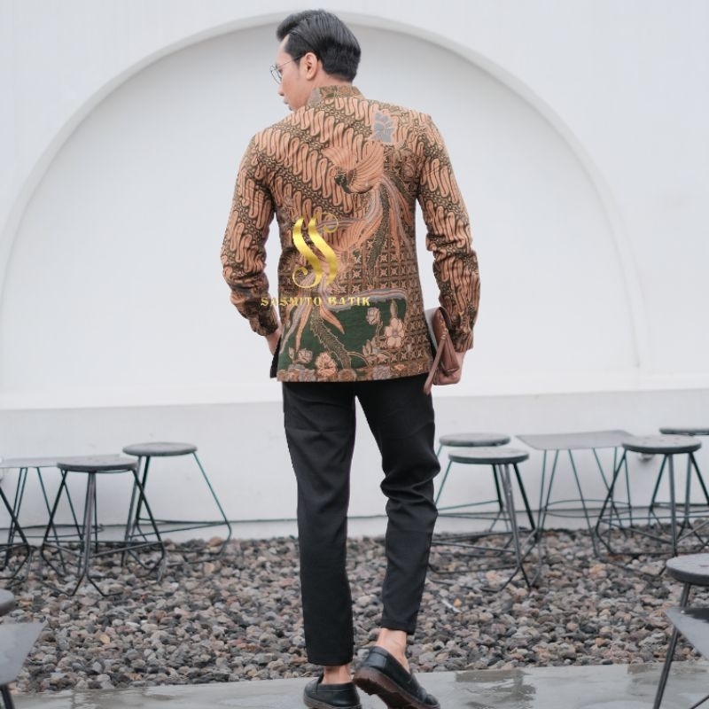 ADEBA X SASMITO BATIK HIJAU PASTEL