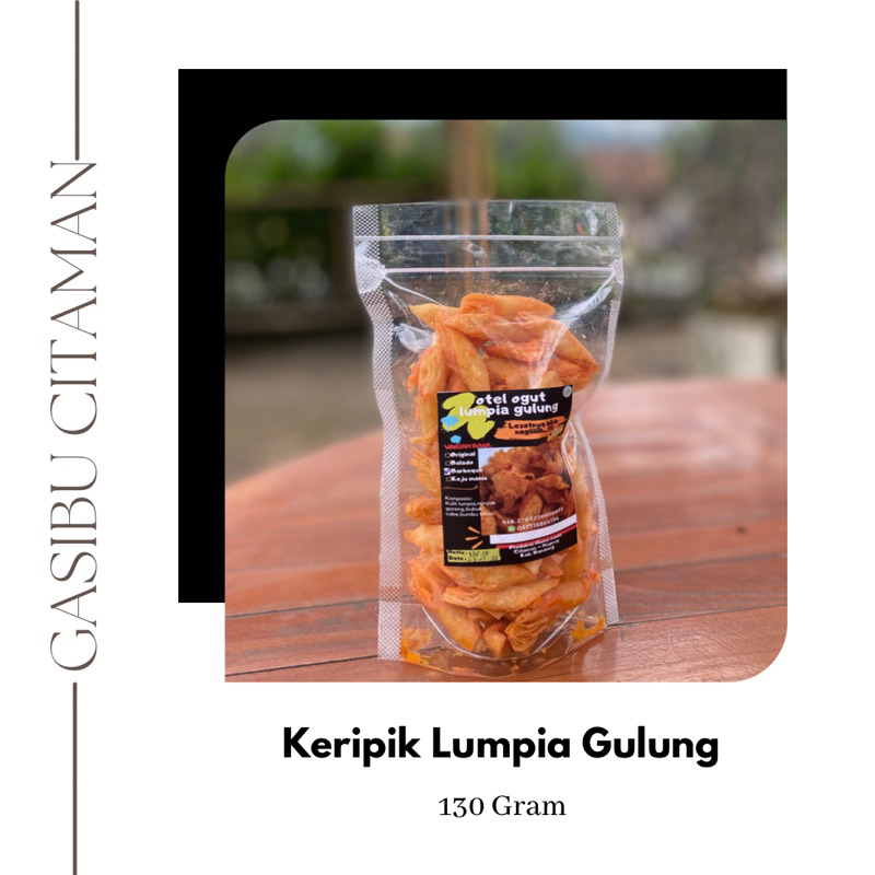 

Keripik Lumpia Gulung | Snack Jajanan Gasibu