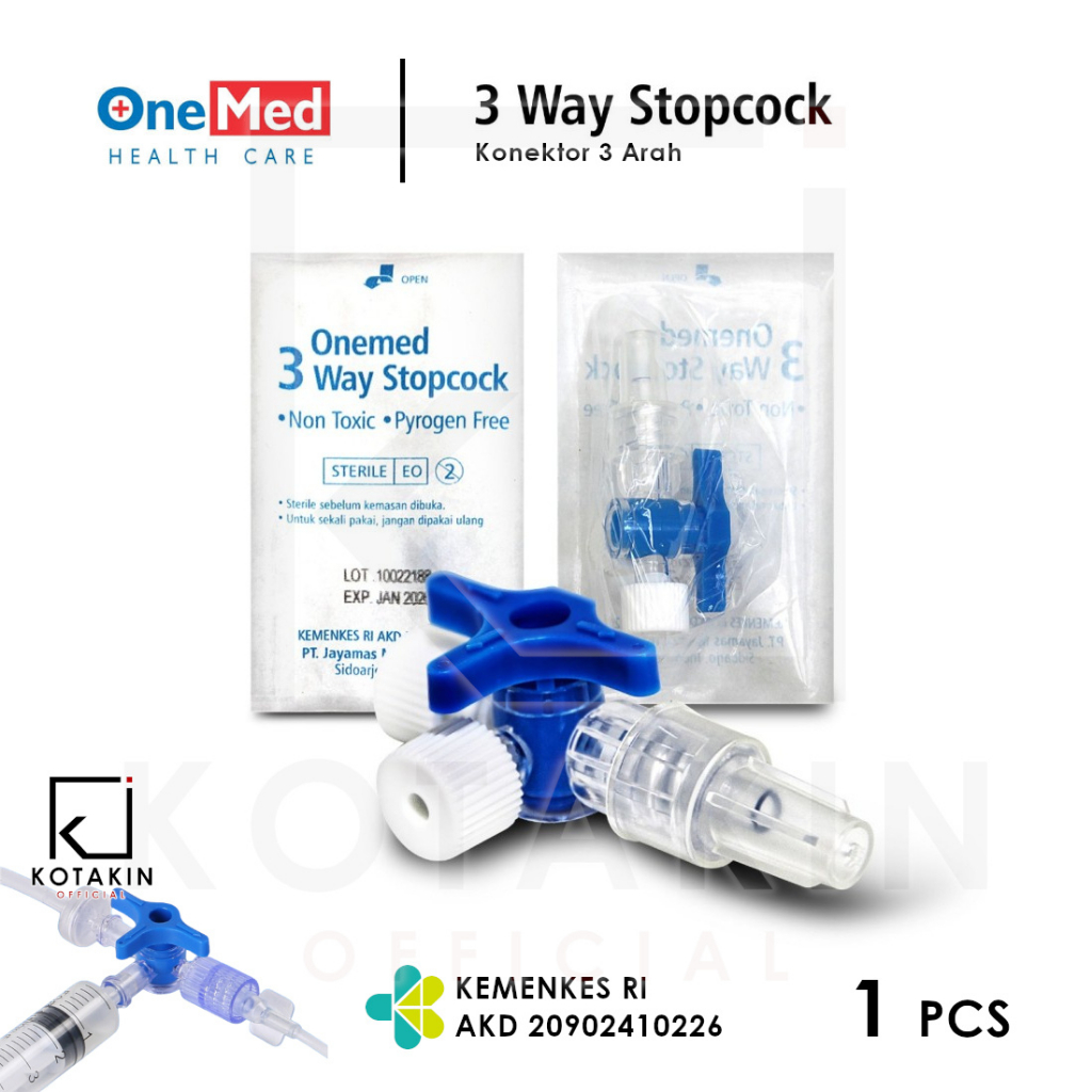 ONEMED 3 Way Stopcock / Threeway / Three Way