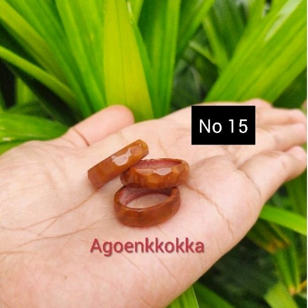 Cincin cutting coklat ukuran 15 kokka kaukah
