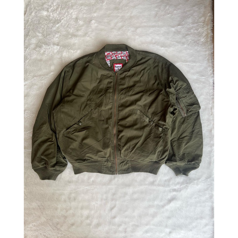 jacket hagt have a good time x moussy bomber ma-1