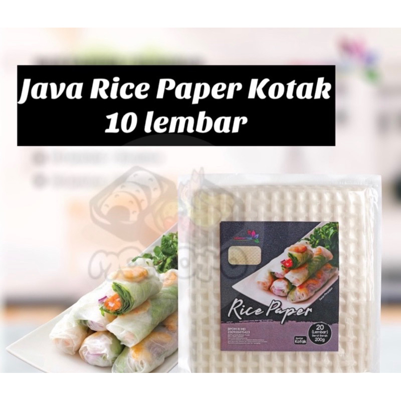 

Rice paper KOTAK / Banh Trang High Quality Kulit Lumpia Vietnam