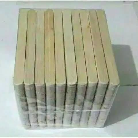 Stick Ice Cream Kayu Polos / Stik Es Krim Paddle Pop Untuk Es, Kraft