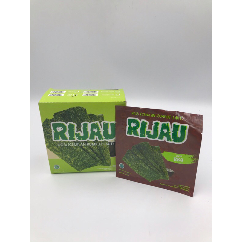 

Rijau Nori Cemilan Rumput Laut isi12pcs