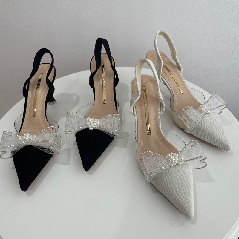 Laurel Bow Heels