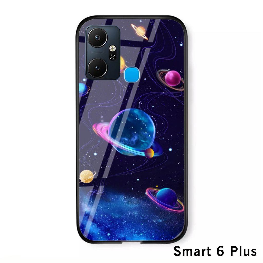 [G57] INFINIX SMART 6 PLUS - CASE INFINIX SMART 6 PLUS - SOFTCASE GLASS KACA INFINIX SMART 6 PLUS- S