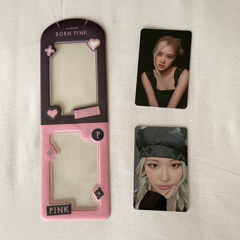 Blackpink - Rosé photocard holder pc born pink merchandise rose