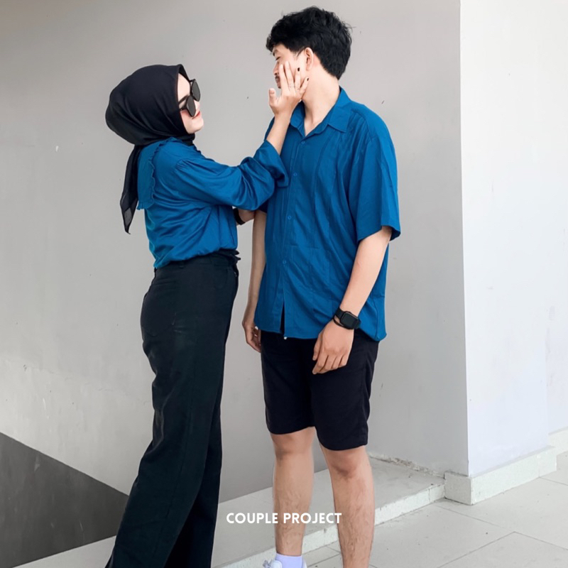 COMFY COUPLE SET BAJU COUPLE PASANGAN/ KEMEJA COUPLE PASANGAN BY COUPLE PROJECT