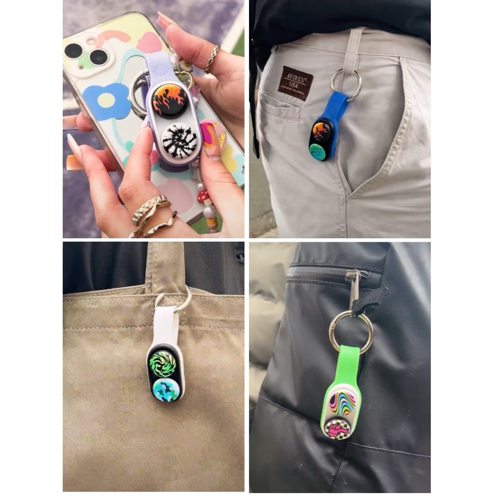 POPPUCK Mainan Fidget PopPuck Magnetik Elastis POP PUCK Spinner Silikon Magnet MSI popit