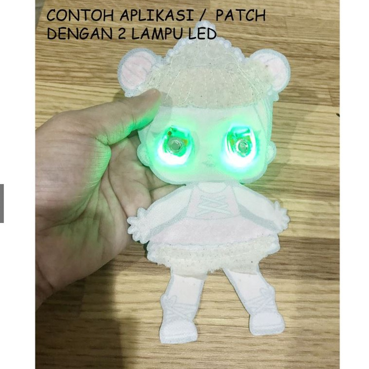 APLIKASI PATCH LL LED SIZE 20 CM IMPORT PART 3