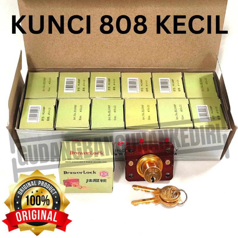 kunci laci lemari 808 kecil drawer lock Original kunci 808