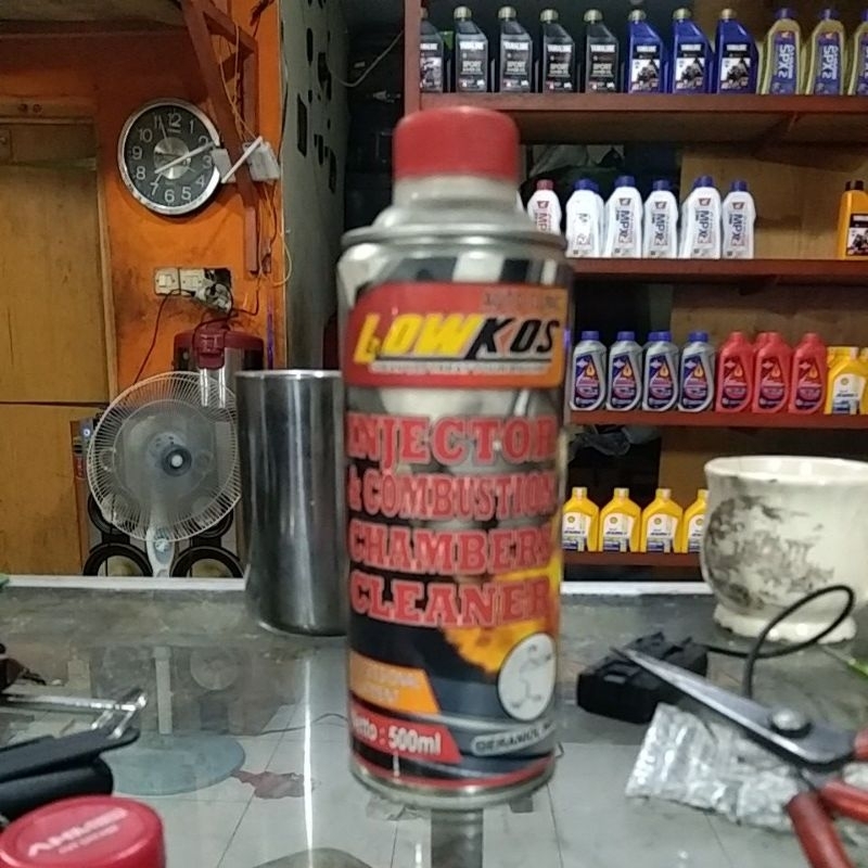 LOWKOS - CAIRAN INFUS INJEKSI 300ML &amp; 500ML INJECTOR CLEANER Pembersih injektor dan ruang bakar mesin untuk semua merk motor dan mobil