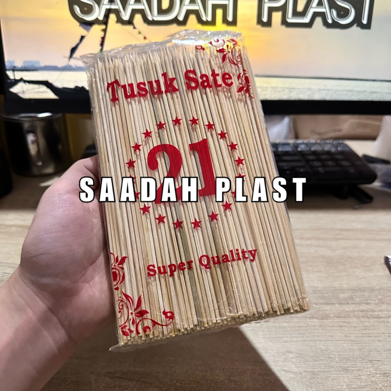 Tusuk Sate Bambu / Tusuk Sate Ayam Panjang 20cm Import