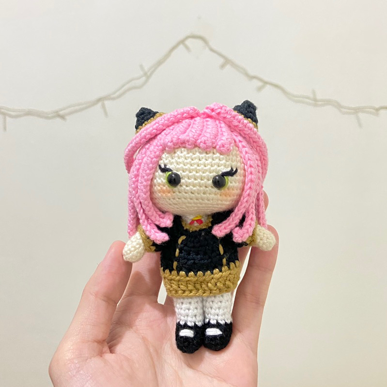 Anya Forger Boneka Rajut Amigurumi