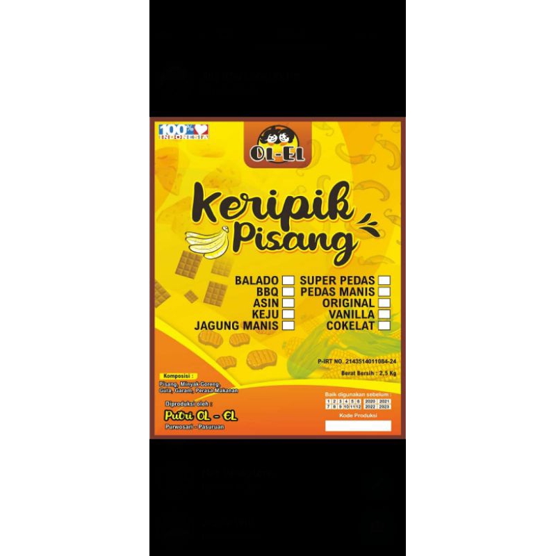 

Keripik Pisang OL-EL