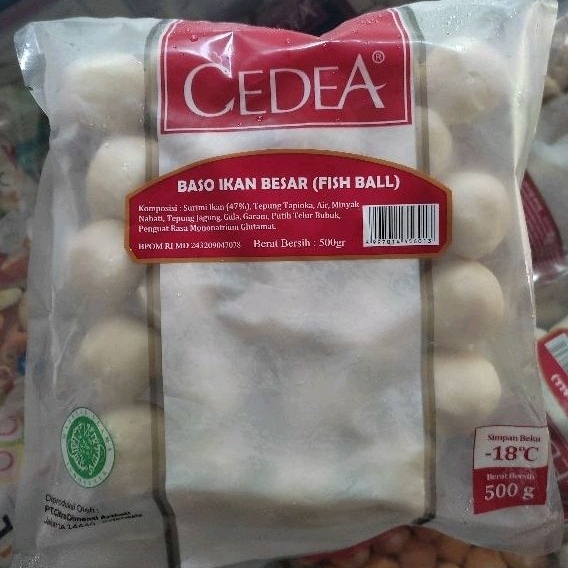 Jual Cedea Baso Ikan Besar 500gr Shopee Indonesia