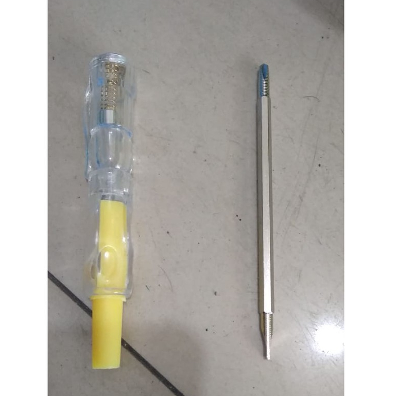 Obeng Tespen  Transparan / Electric pen/OBENG TESPEN LISTRIK AC TEST PEN TESTPEN/Screwdriver Tespen BERKUALITAS