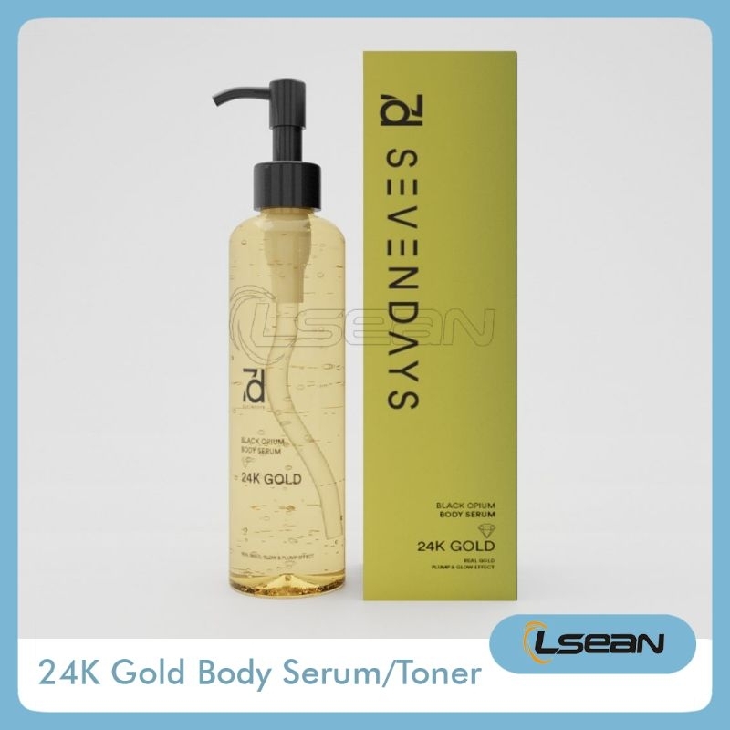 SEVENDAYS BLACK OPIUM BODY SERUM 24K GOLD ORIGINAL