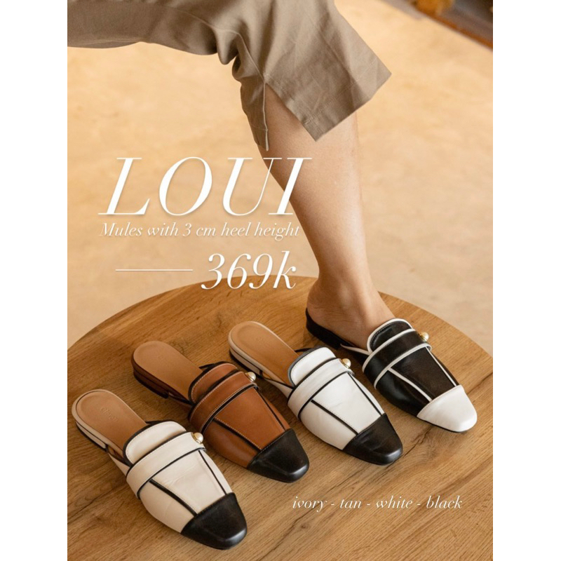 Loui Mules Shoes - Claryn The Label