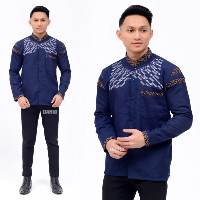 Baju Koko Bordir Motif Terbaru