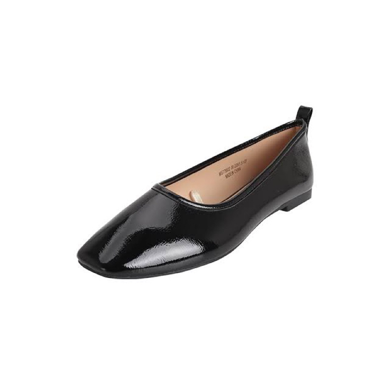 Shoopen Flat Shoes Black 240