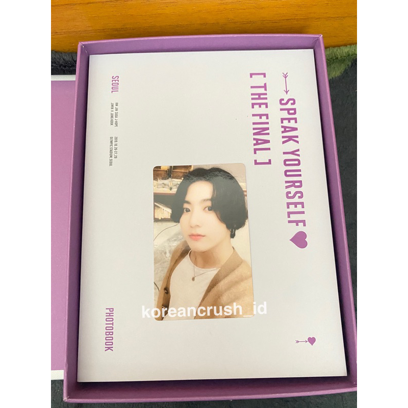 [READY] BTS - Jungkook photocard pc sys speak yourself the final
