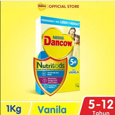 

Dancow 5+ Vanila/ Madu/Coklat 1000gr/1kg/750gr