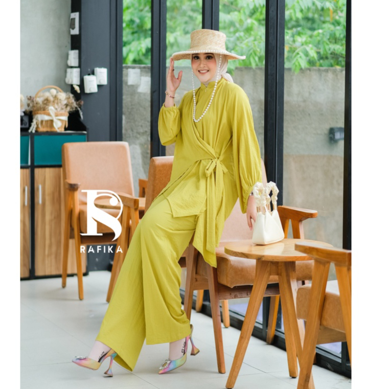 ALLISYA SET by Rafika_Storeid Rafika setelan READY