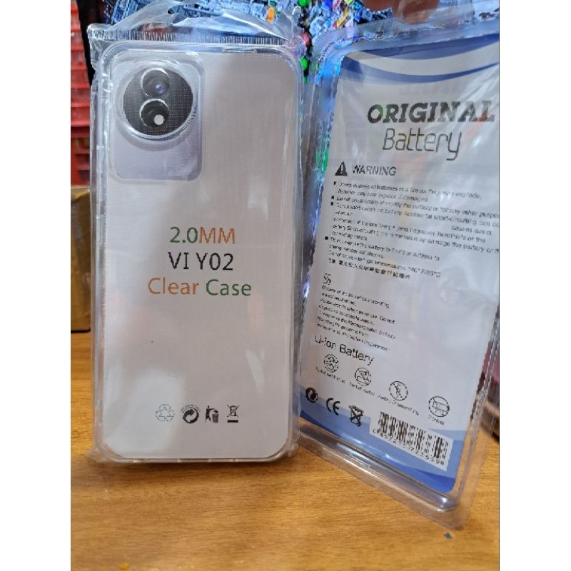 Silikon Bening Vivo Y02 / Silikon Bening 2.0mm Clear Case Vivo Y02 / Casing Dan Skin Handphone Silicon Silikon Clear Case Vivo Y02