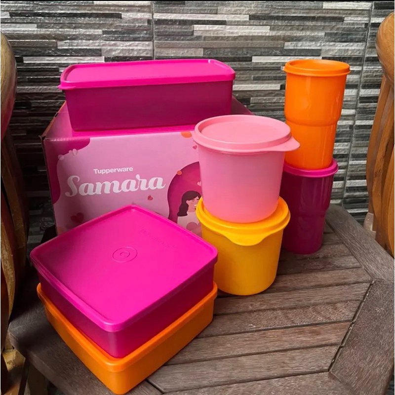 TUPPERWARE SAMARA SET FREE BOX (PAKET HAMPERS/ GIFT TERLARIS)