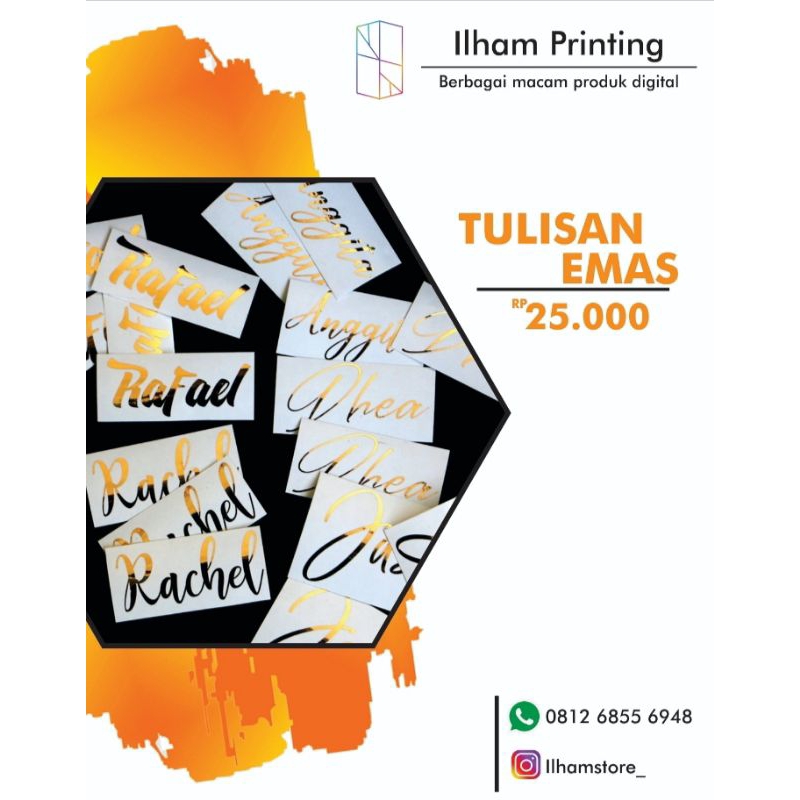 

TULISAN EMAS