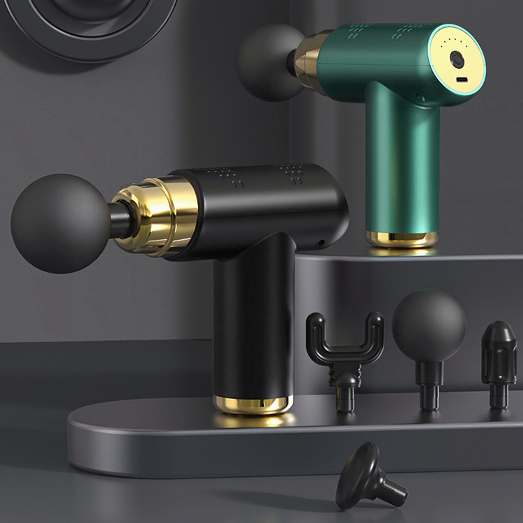 【COD】Massage Gun Alat Pijat Elektrik 4 In 1Deep Tissue Muscle Massage Gun Massager Otot Electric