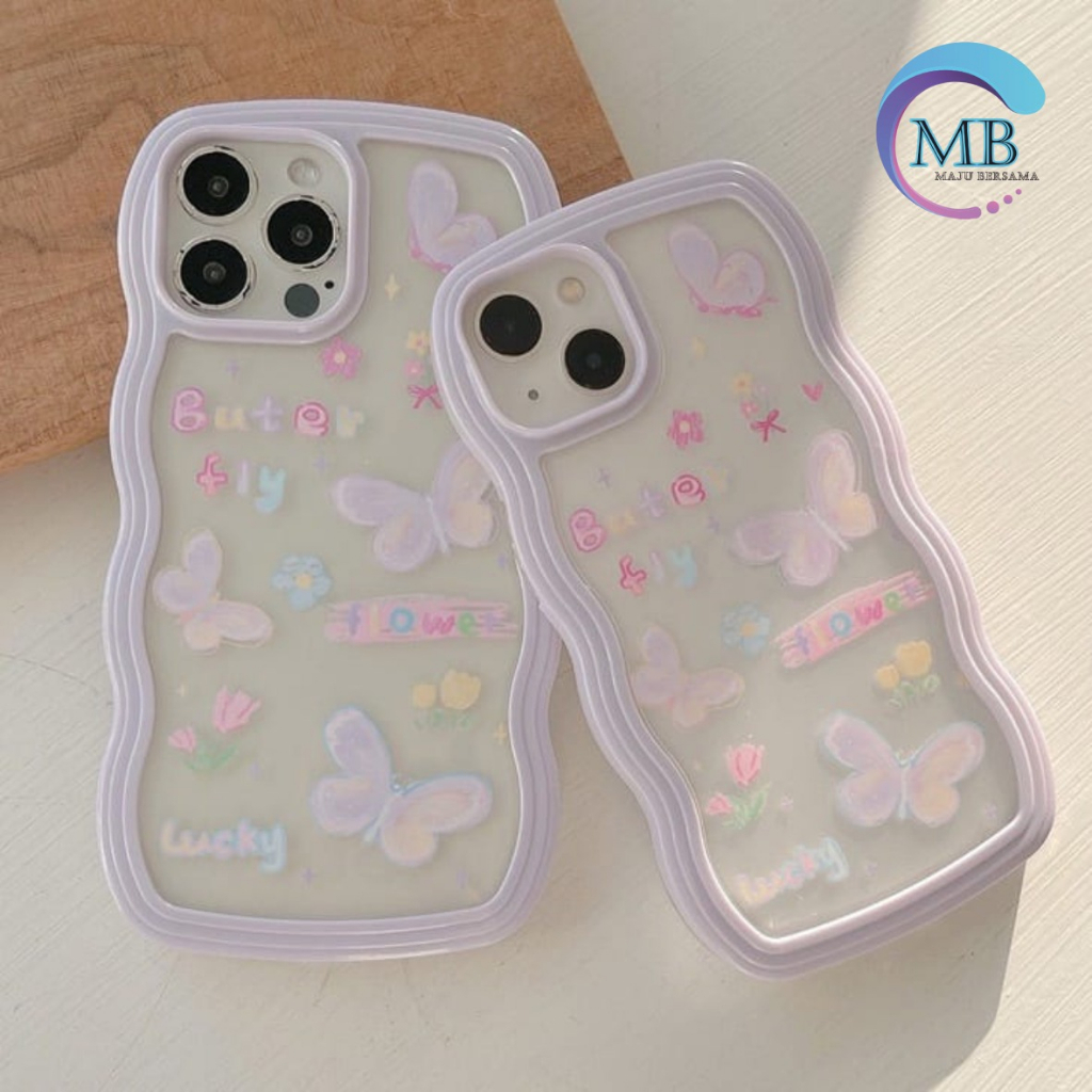 SS129 SOFTCASE MOTIF KARTUN KUPU KUPU FOR IPHONE 7 8 7+ 8+ X XS XR XS MAX 11 12 13 14 PRO MAX MB4190